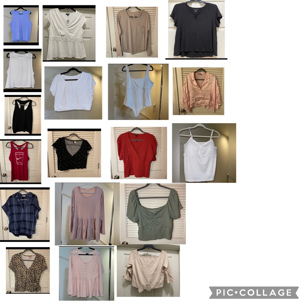 Bundle of Size 1X/XL Tops